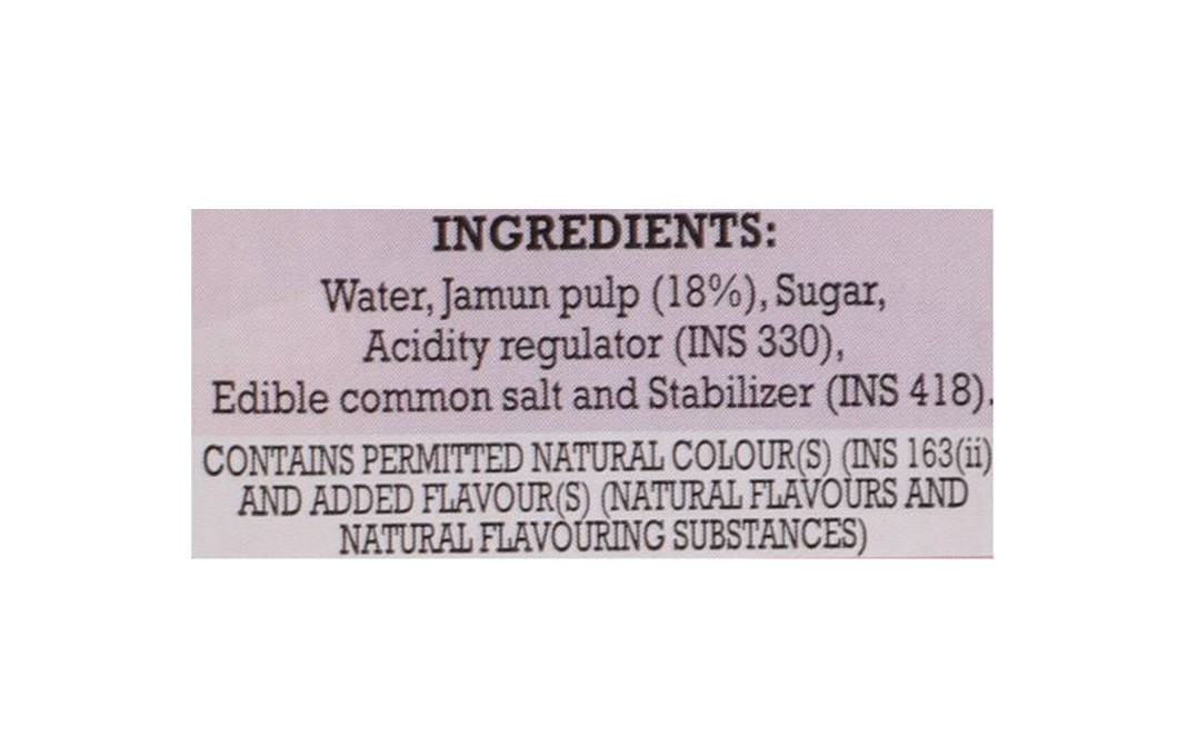 B Natural Masala Jamun    Tetra Pack  1 litre